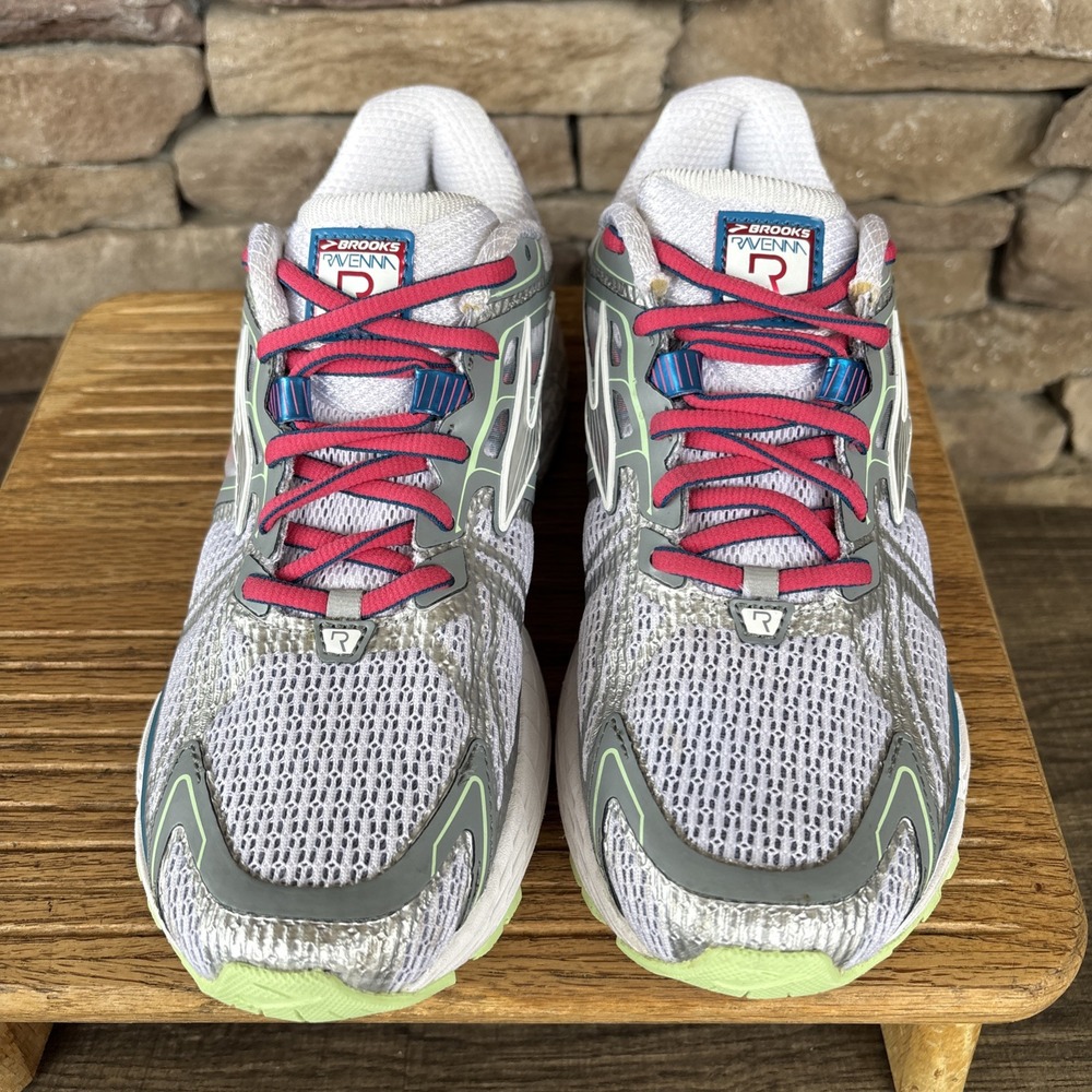 Brooks Ravenna VI Running Shoes - Women's Size 9 Silver & Pink